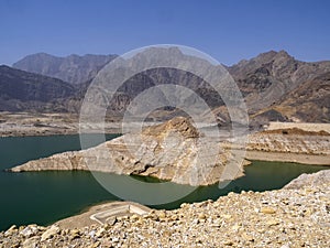 Wadi Dayqah Dam is the largest and latest Omani dam. Oman photo