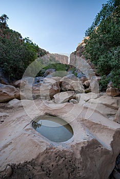 Wadi in misfat al abriyeen photo