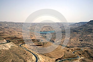 The Wadi Mujib in Jordan