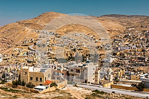 Wadi Musa, town located in southern Jordan and the nearest town to the archaeological site of Petra