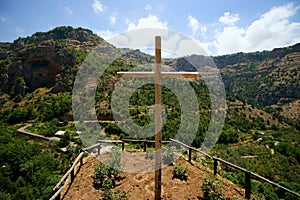 Wadi Qadisha from Saint Elishaa Monastery