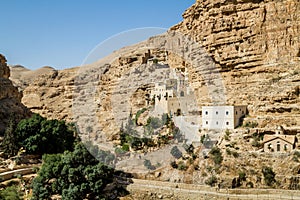 The Wadi Qelt, Monastery of St. George in Israel