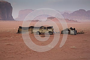 Wadi Rum bedouin tent