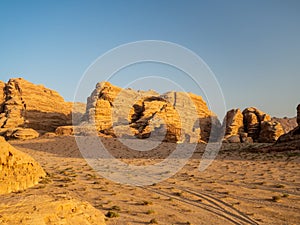 Wadi Rum desert, aka Valley of the Moon, Jordan, Middle East