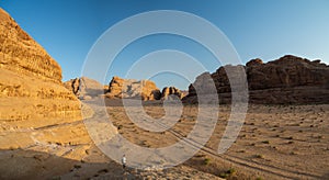 Wadi Rum desert, aka Valley of the Moon, Jordan, Middle East