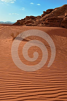 Wadi Rum desert in Jordan