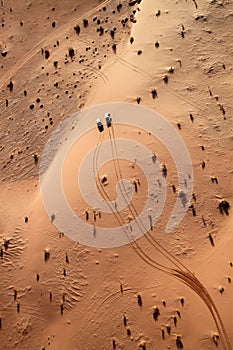 Wadi Rum desert in Jordan.