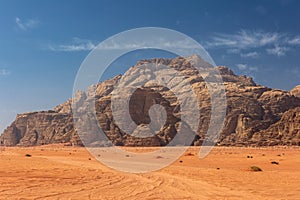 Wadi Rum desert in Jordan