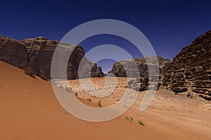 Wadi Rum desert, Jordan photo