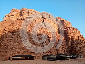 Wadi Rum desert, Jordan - beautiful bedouin camp