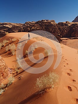 Wadi rum hiking