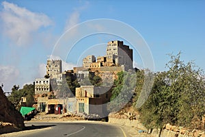 Wadi Sara in mountains, Yemen