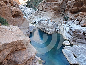 Wadi Shab, Oman photo
