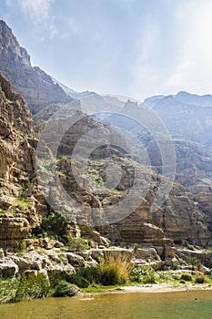 Wadi Shab & x28;Oman& x29; photo