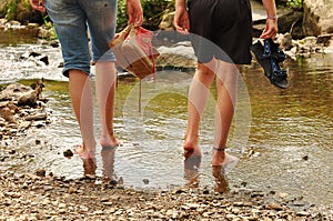 Wading photo