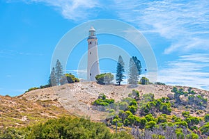 Wadjemup lighthouse at Rottnest island in Australia