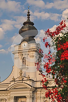 Church in Wadowice Town, Poland. photo