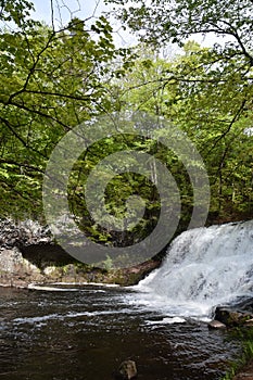 Wadsworth Falls State Park in Middletown, Connecticut