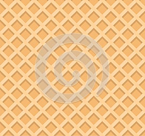 Wafer Seamless Background. Vector Illustration eps