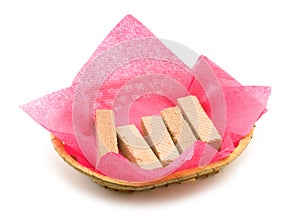 Wafers in a basket