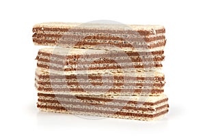 Wafers with chocolate