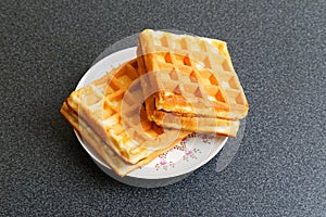 Wafers in a saucer