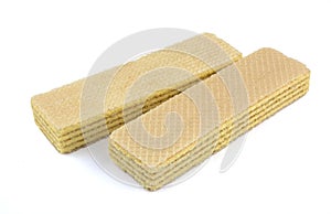 Wafers stick isolated on white background