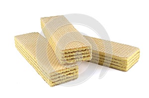 Wafers stick isolated on white background