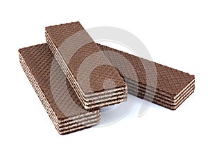 Wafers stick isolated on white background