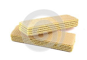 Wafers stick isolated on white background