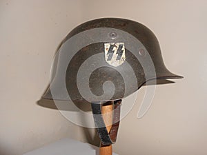 waffen ss helmet souvenir from D Day Normandy 6 june 1944