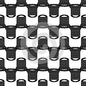 Waffle-iron pattern seamless vector