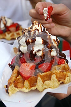 Waffles in Brussels