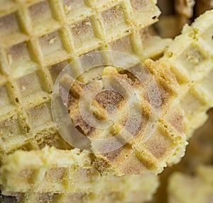 Waffles closeup,texture waffle
