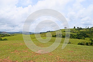 Wagamon Meadows - Greenery against Sky in Idukki, Kerala, India