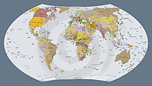Wagner VII World map