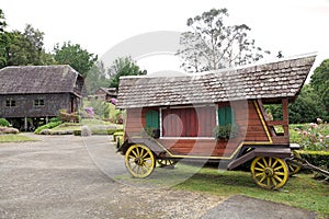Wagon at the German Museum at Frutillar, Chile