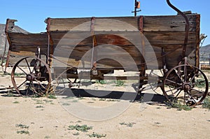 Wagon from the pioneer days photo