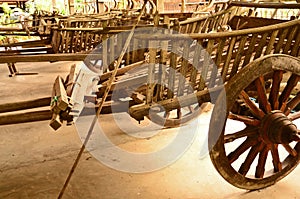 Wagons in Thai museum
