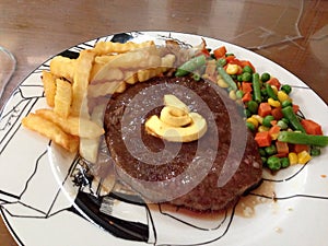 Wagyu steak with butter