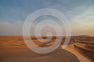 Wahiba Sands, desert of Sultanate of Oman