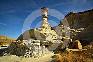 Wahweap Hoodos in Wahweap canyon in Utah,USA