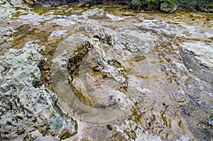 Wai-O-Tapu Thermal Wonderland which is located in Rotorua, New Zealand.