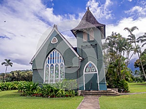 Wai`oli Hui`ia Church in Hanalei, Kauai