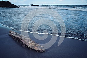 Waiao Coast Landscape from Waiao Beach in Toucheng Township, Yilan, Taiwan.