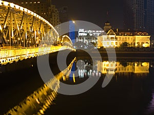 Waibaidu Bridge in Shanghai