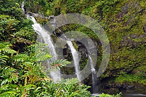 Waikani Falls, Maui, Hawaii