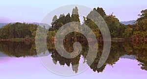 Waikato river evening reflections