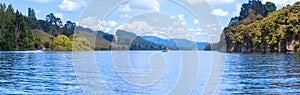 Waikato river panorama, New Zealand