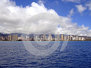 Waikiki Beach Coastline, Oahu, Hawaii